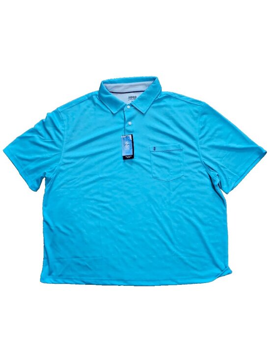 Izod Other - IZOD Men's Saltwater Beach Polo - Bachelor Button Blue 2XL Big NWT